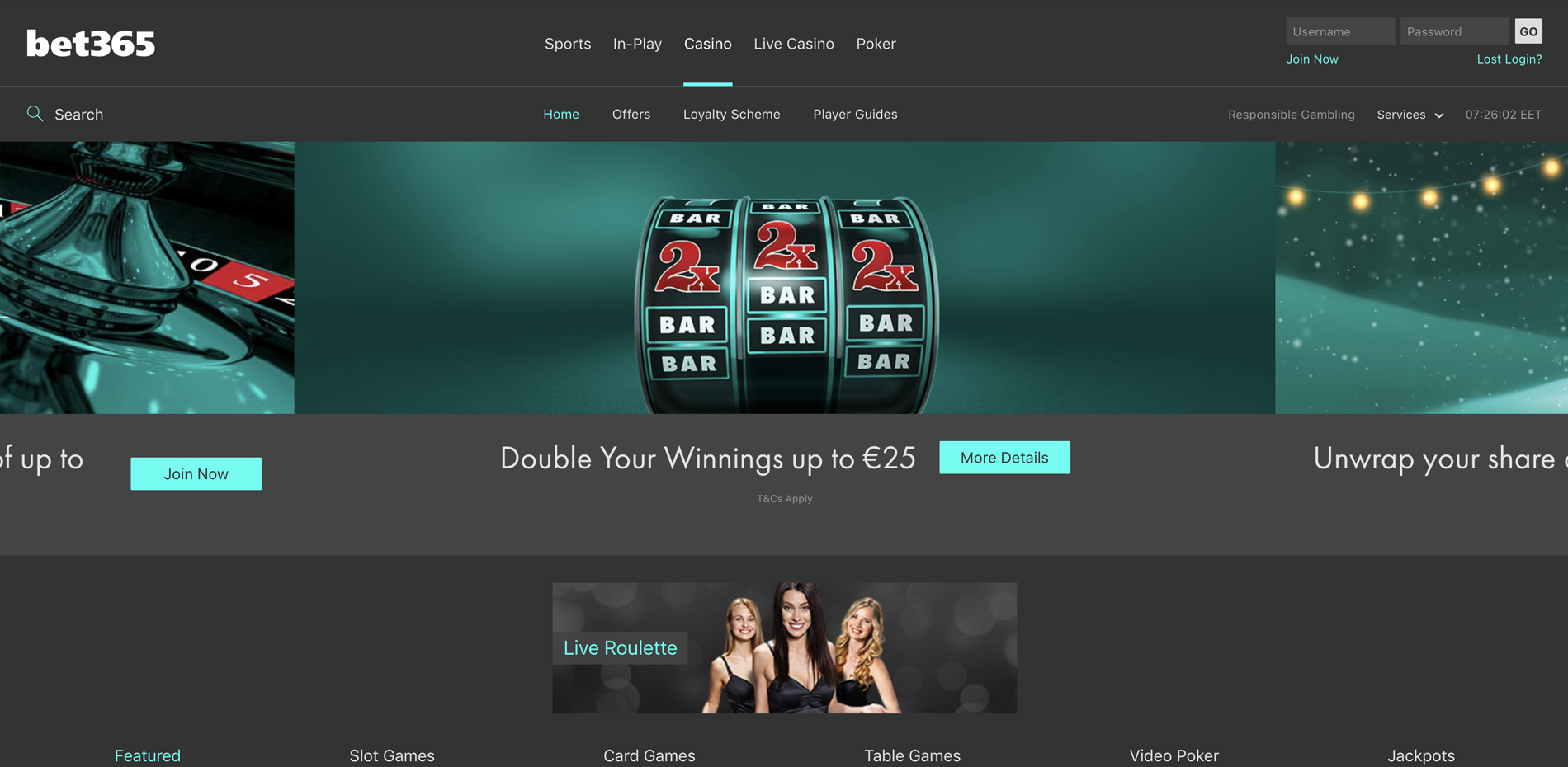 Bonus Bet365 Poker